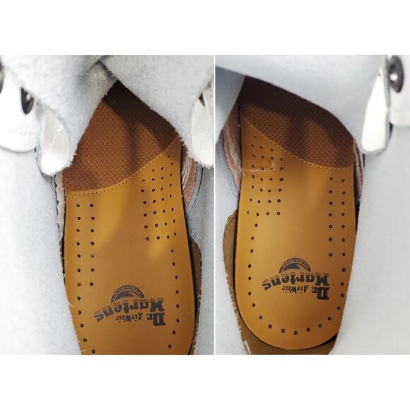 Dr. Doc Martens 1460 Lace Up Boots White Lamper Patent Leather Women's 6 US NWOB - Picture 4 of 11